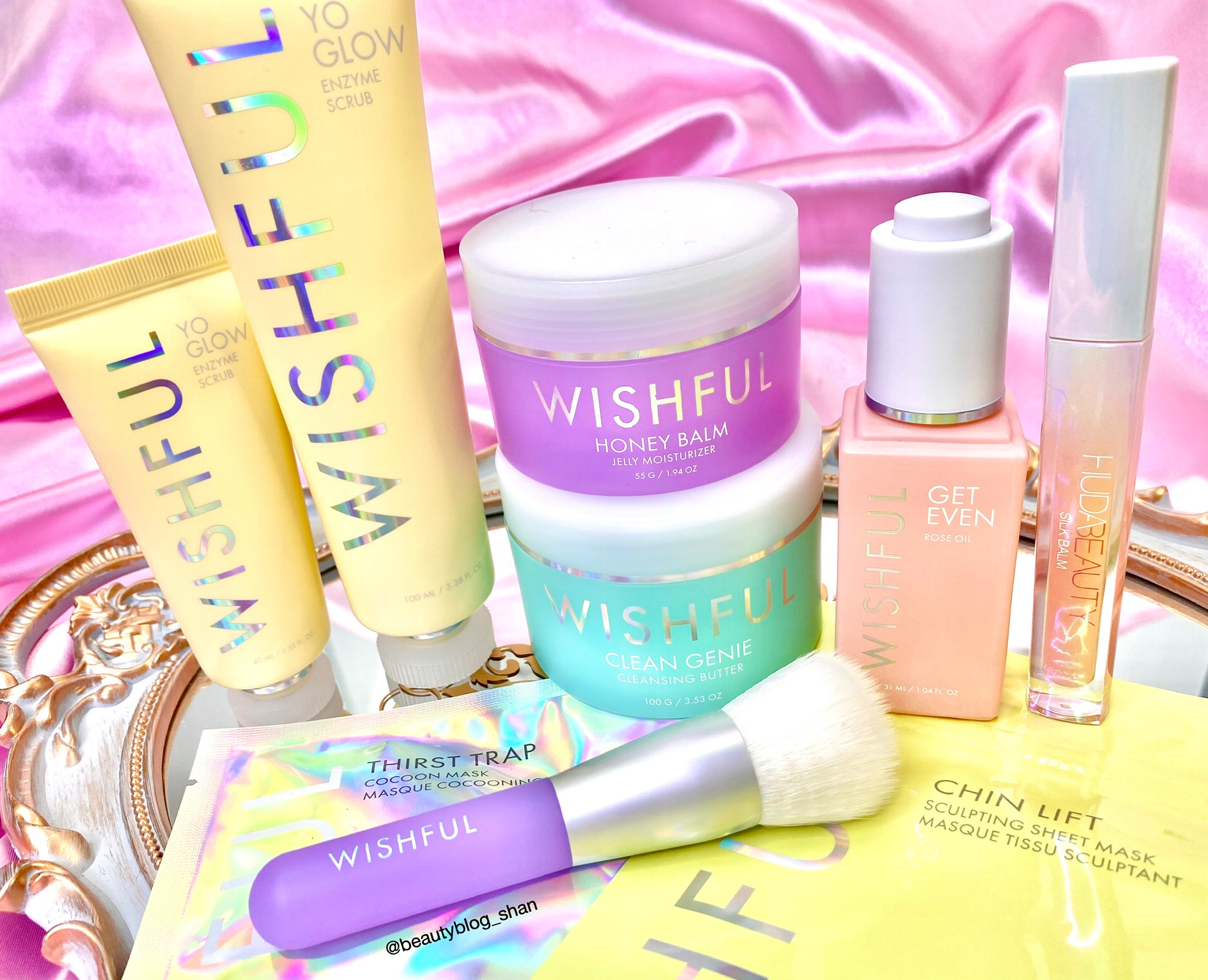 wishful skin product line up